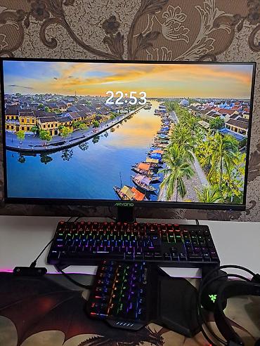 komputer kasası: Gamer ve Dizayner Full Pc WINDOWS 11 Monitör: Monster Aryond 24" IPS — 5