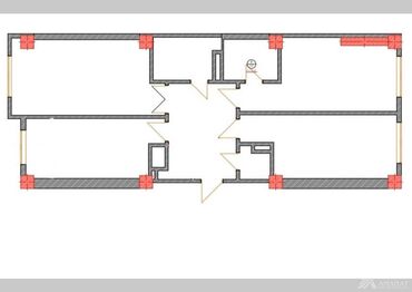 аманат курьерская служба: 3 комнаты, 105 м², Элитка, 7 этаж, ПСО (под самоотделку)