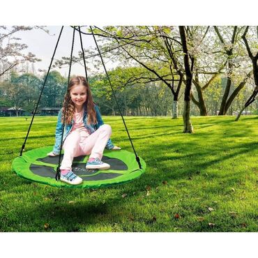 All for children's playground: Swing, color - Green, New