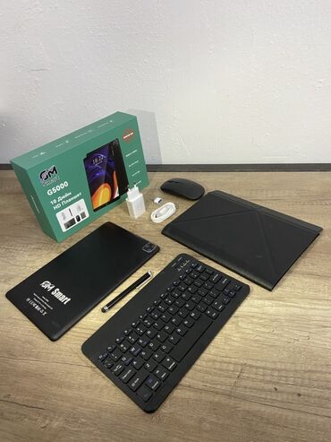 клавиатура для: Планшет, эс тутум 512 ГБ, 10" - 11", 5G, Жаңы, Классикалык түсү - Кара