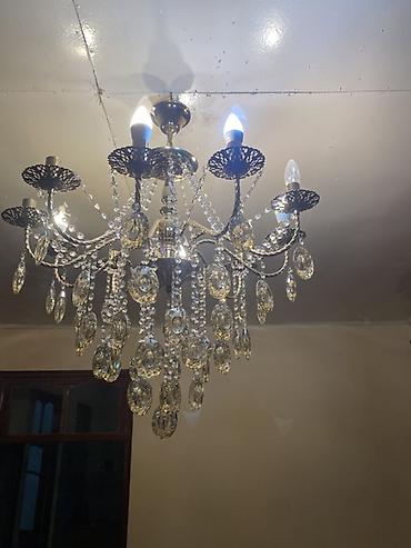 lustr: Çılçıraq, 10 və daha çox lampa, Metal — 5