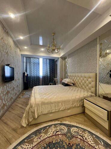 3 ком квартира бишкек: 3 бөлмө, 121 кв. м, Элитка, 7 кабат, Евроремонт