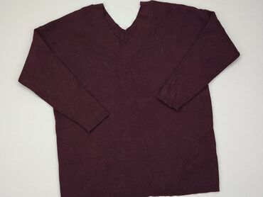 bluzki bordowa damskie: Sweter, M, stan - Dobry