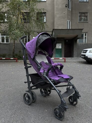 прогулочные коляски для детей инвалидов: Коляска, цвет - Фиолетовый, Б/у