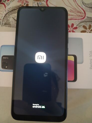 redmi 10a: Xiaomi Redmi 10A, 2 GB, цвет - Черный, 
 Сенсорный, Отпечаток пальца, Две SIM карты