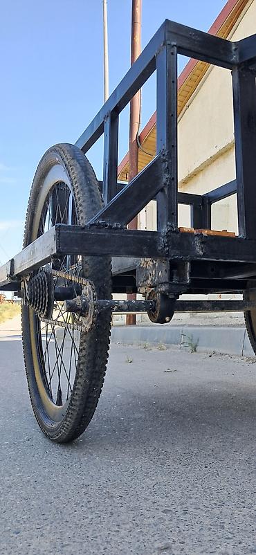 Şəhər velosipedləri: Yükdaşıma üçün üçtəkərli kargo velosipedi 26-lığ əla vəzyətdədir təzə — 14