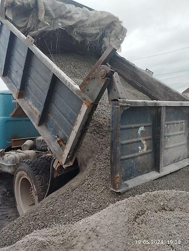 Галька: Таш,Кмини, Отсев, средний грязный смес для бетона Щебень, шебен — 10