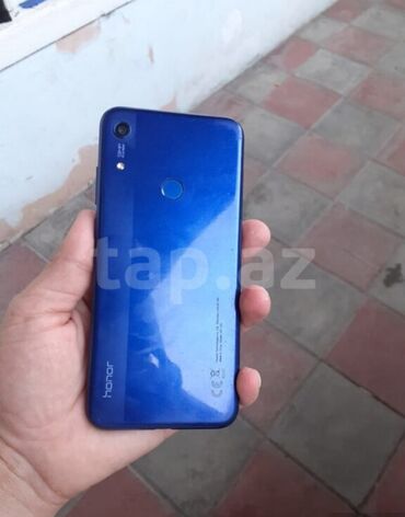 чехол на телефон fly nimbus 8: Honor 8A Prime, 32 ГБ, цвет - Синий, Отпечаток пальца