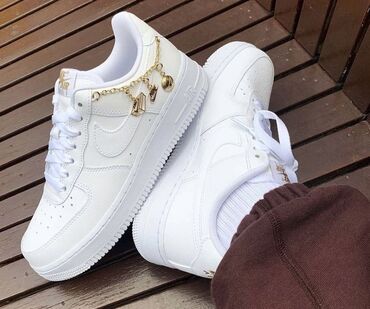 Women's Sneakers and athletic shoes: Nike, Ölçü: 38, rəng - Ağ, Yeni — 9