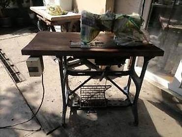 Industrijske šivaće mašine: Industrijska šivaća mašina sa postoljem i radnim stolom - Teški — 11