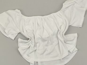 białe gladka bluzki: Блуза жіноча, Bershka, M, стан - Дуже гарний