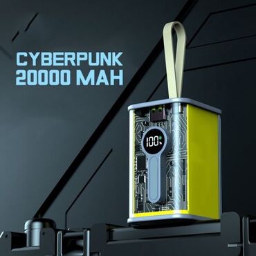 паур банк: Внешний Аккумулятор Powerbank CyberPunk Kamry KP25 66W 20000 Mah