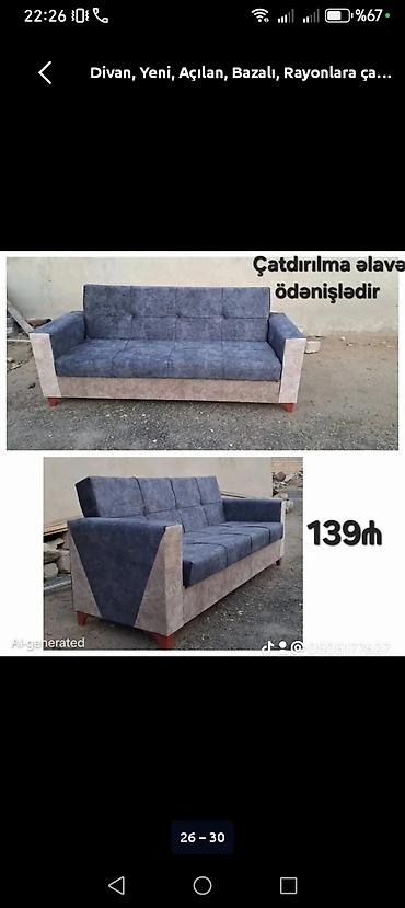 divan xacmaz: Divan-kravat, Yeni, Açılan, Bazalı, Parça, Ödənişli çatdırılma — 1