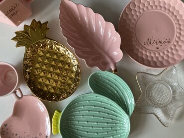 Посуда: Продаются красивые декоративные тарелочки, керамические, разных форм — 3