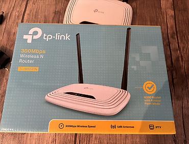tvin tv elaqe: TP-Link TL-WR841N Wi‑Fi router - Sürət: 300 Mbps Wireless N (2.4 GHz) — 3