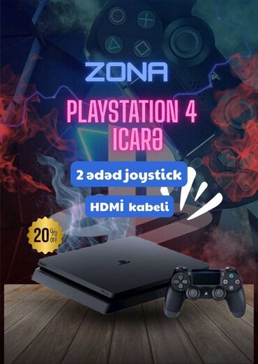oyun rolu: PLAYSTATİON 4 - icarəyə verilir. 25 azn deyil 20 azn ✅ ZONA