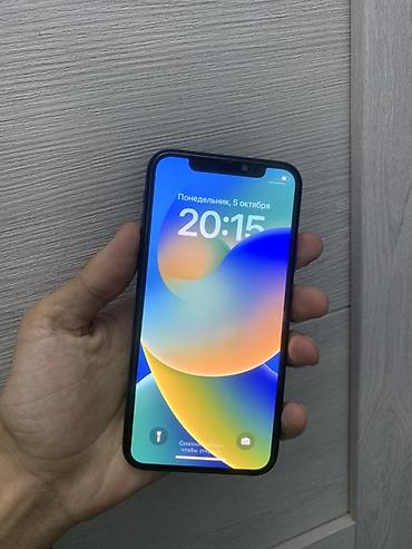 Apple iPhone: IPhone X, Б/у, 64 ГБ, Space Gray, Стилус, 96 % — 5