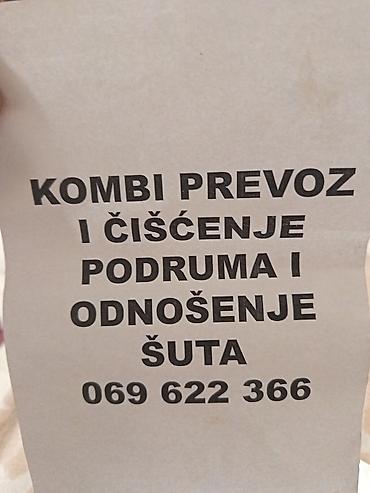 Household services: Usluge kombi prevoza i tereta, čišćenje podruma i odnošenje šuta — 2