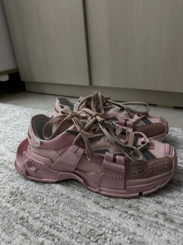 обувь для фитнеса: Кроссовки Dolce & Gabbana NS1/Track-стиля, розовые - Цвет
