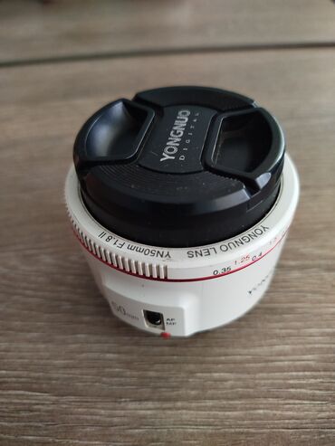 Yongnuo 50mm F1.8 - Obyektivi satılır. avtofokusu hərdən işləmir. bu