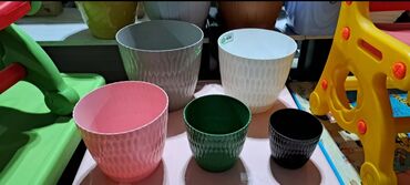 Bitkilər üçün dibçəklər: Dibcek dibcek qabi yuvarlaq rengli gul qabi yumru rengli Dibcek — 4