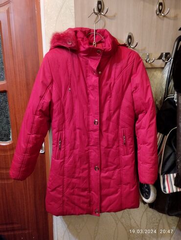 длинные зимние куртки женские: Пуховик, Длинная модель, С капюшоном, XL (EU 42), 4XL (EU 48)