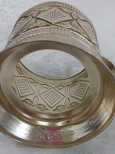forma satisi: Podstakanik stəkan altlığı подстаканник, sovet istehsalı, material — 9
