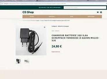 Adapteri i punjači za laptop: Punjač za bateriju – 21,8 V / 0,6 A (EU utikač) - Model — 11