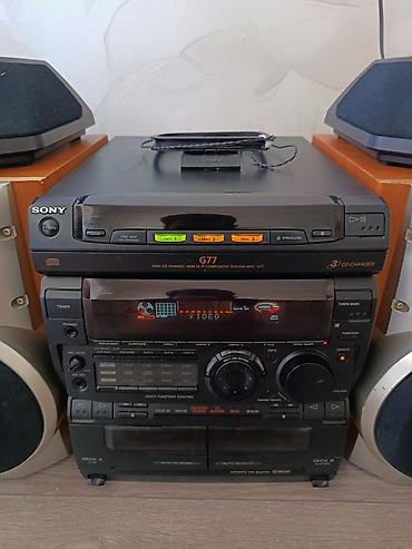 tv kinoteatr: Sony MMC-G77 mini Hi‑Fi komponent sistemi Komplekt: - Mərkəzi blok — 1