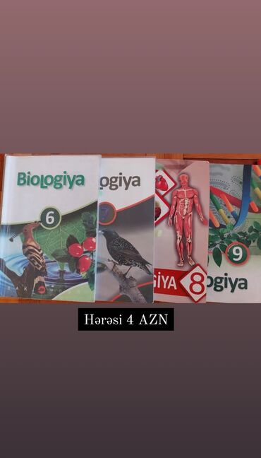 Kitablar, jurnallar, CD, DVD: Biologiya dərslik. Yeni qədər səliqəli, 20 yanvar, əcəmi, elmlər