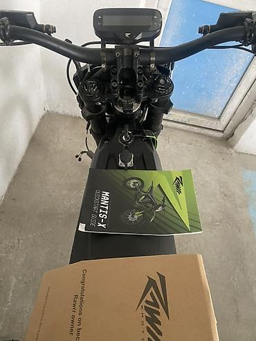 Мотоциклы: Электромотоцикл Rawrr Mantis — легкий эндуро/кросс для бездорожья — 6