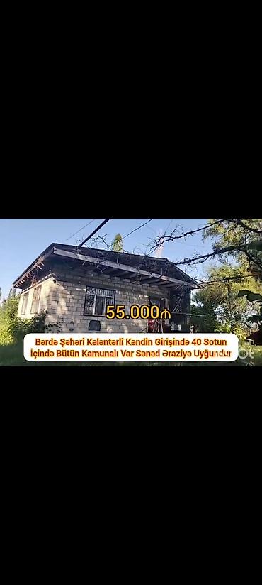 berde: Bərdə şəhəri, Kələntərli kəndinin girişində torpaq sahəsi və tikili — 3