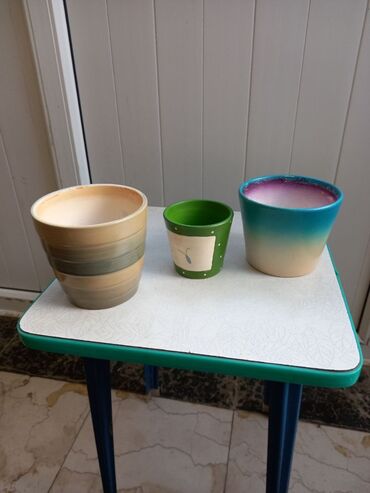 Bağ və bostan üçün digər məhsullar: Müxtəlif dibçəklər Narıncı-yaşıl dibçəklər, 4 — 3