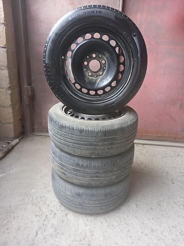 16 liq teker: 205/55 R16 təkər dəsti və dəmir disk - Ölçü: 205/55 R16 (şin üzərində — 4