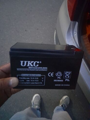 islenmis akumlyator: 12volt akumlator