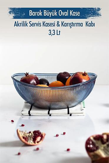 balıq satışı: Boşqablar, rəng - Mavi, Şüşə, Türkiyə — 3