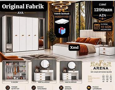 demir krafat: Original Fabrik – AYA yataq otağı dəsti (ARENA model) Tərkibi və — 1