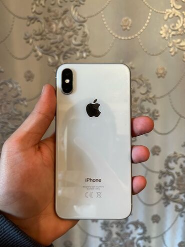 Apple iPhone: IPhone X, 64 GB, Ağ, Face ID
