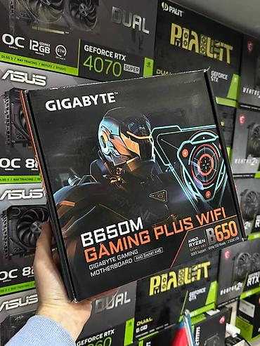 ana plata: Ana Platası Gigabyte GIGABYTE B650M GAMING PLUS WIFI, Yeni — 1