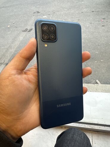 i̇şlənmiş soyuducu: Samsung Galaxy A12, 128 ГБ, цвет - Синий, Две SIM карты