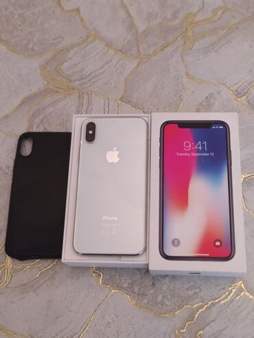 samsung a03 128gb qiymeti: IPhone X, 256 GB, Ağ, Face ID