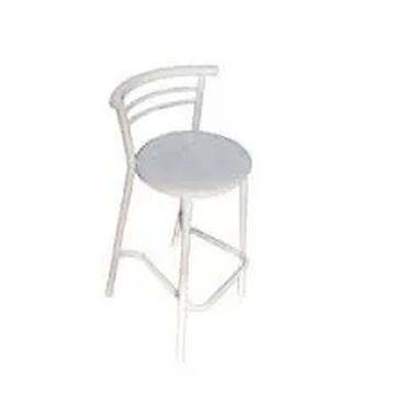 inversion stol: Bar Stulu EFM-0157 – Ağ (70x38 sm) EFM-0157 (White Steel Bar Series) — 1