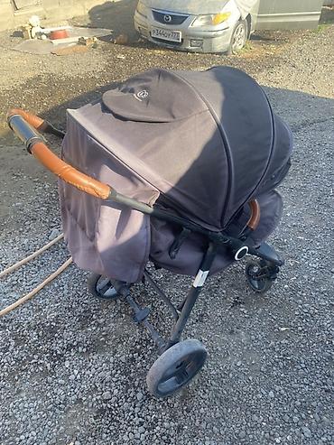 Коляски: Коляска, цвет - Черный, Б/у — 3