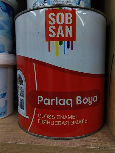 Эмаль глянцевая SOB SAN Parlaq Boya - Тип: глянцевая эмаль (Gloss