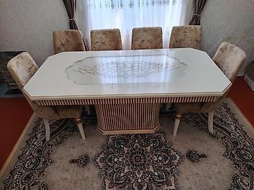 divan kafe: Mətbəx mebeli və texnika dəsti - Mətbəx dolabları: Parlaq ağ fasadlı — 6