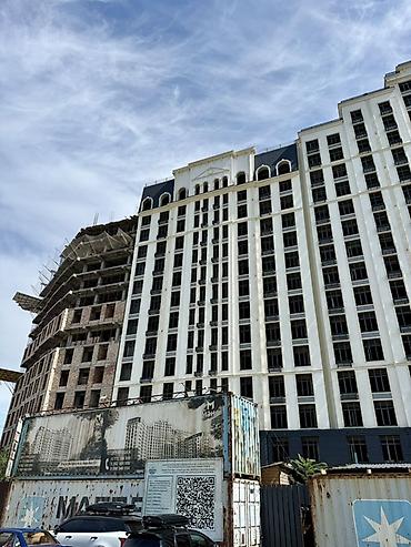 дом недостроенный: 3 комнаты, 90 м², Ак-Орго ж/м Элитка, 8 этаж, ПСО (под самоотделку) — 1