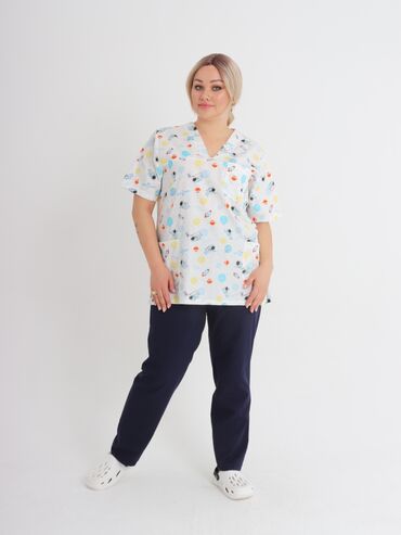 Медицинская одежда: Мед костюм "Принт" -Made in Turkey -Очень красиво сидит -Имеет — 11