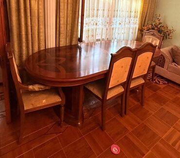 складные стулья: Для гостиной, Б/у, Овальный стол, 8 стульев