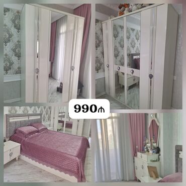 Elektrikli qızdırıcılar və radiatorlar: *990₼ YATAQ mebeli :-TƏCİLİ SATILIR*‼️ Bazalıdır 2dolabı var matras