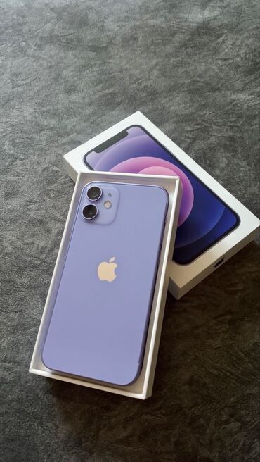 айфон 6 плюс бу: IPhone 12, Колдонулган, 64 ГБ, Deep Purple, Коргоочу айнек, Каптама, 91 %